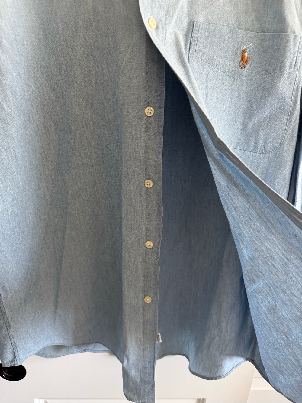 VINTAGE 90s Ralph Lauren "Big Shirt" button-down made from 100% cotton - Picture 2 of 7